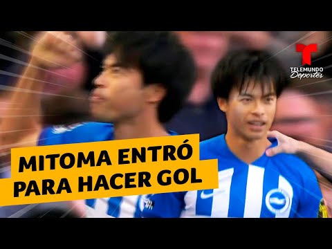 Kaoru Mitoma adelantó al Brighton | Premier League | Telemundo Deportes