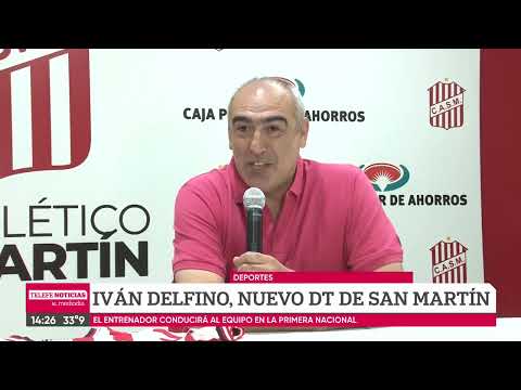 IVÁN DELFINO, NUEVO DT DE SAN MARTÍN