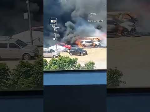 19 vehicles catch fire at NAIA parking lot