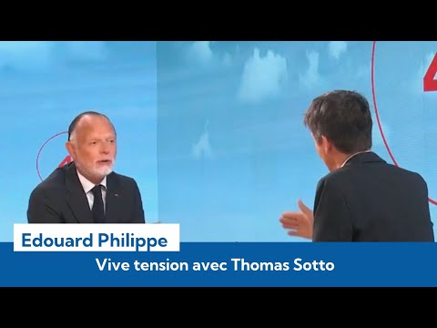 «Vous allez permettre que je vous pose une question» tension entre Thomas Sotto et Edouard Philippe
