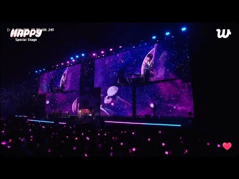 Jin "HAPPY" special stage 241116: Super Tuna + Moon + The astronaut.