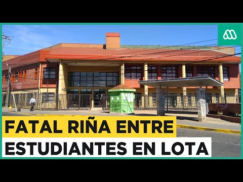 Fatal riña entre estudiantes en Lota: Al menos 15 personas habrían participado