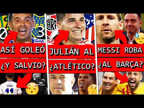 BOCA goleó a ALDOSIVI+ Volvió SALVIO+ ¿JULIAN a ATL. MADRID+ GALLARDO sobre QUINTERO+ XAVI y MESSI