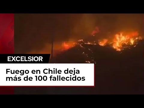 Incendios forestales se propagan en Chile; al menos 112 fallecidos