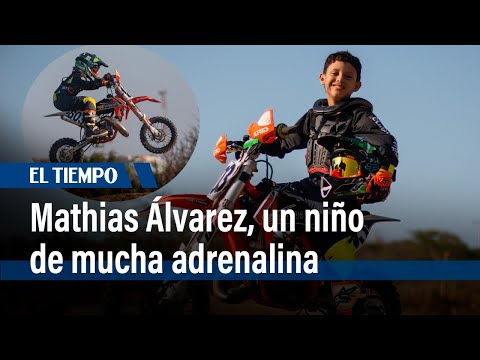 Mathias Álvarez, un niño que practica el motocross | El Tiempo