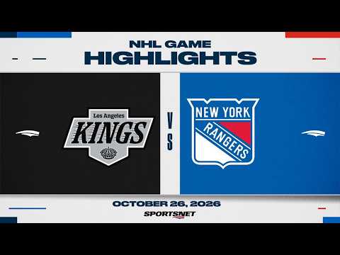 NHL 하이라이트 | Kings vs 텍사스 레인저스 - 2026년 10월 27일