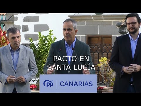 ?El alcalde de Santa Lucía tendrá que valorar si peligra el pacto Miguel Jorge Blanco (PP GC)