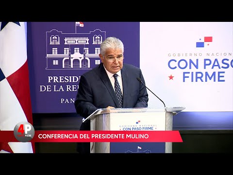 Conferencia del presidente de Panamá, José Raúl Mulino: 22 de agosto de 2024