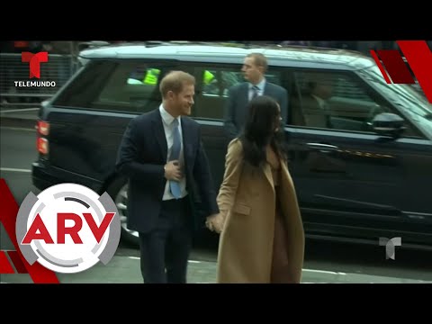 El príncipe Harry reaparece en público luego de su salida de la realeza | Al Rojo Vivo | Telemundo