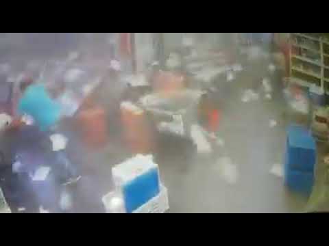 Explosión en Beirut VIDEO DE CÁMARA DE VIGILANCIA en Líbano