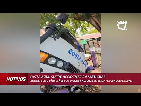 Costa Azul sufre accidente en cementerio de Matiguás, Matagalpa