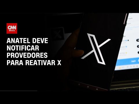 Anatel deve notificar provedores para reativar X | CNN NOVO DIA