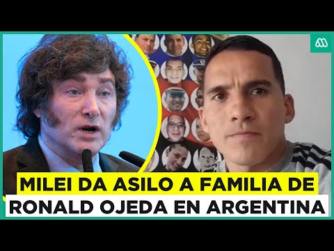 ¿Nuevo conflicto diplomático? Milei da asilo a familia de Ronald Ojeda por poca seguridad en Chile