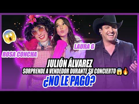 JULIÓN ÁLVAREZ sorprende a vendedor durante su concierto ¿No le pagó?