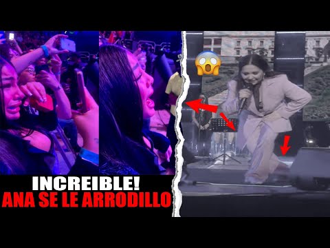 !AY CHICHI¡ Ana Gabriel se le ARRODILLA Y Pide PERDON a Yailin la mas viral en Concierto EN VIVO.