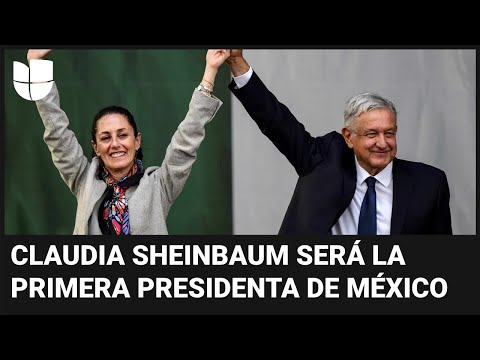 AMLO felicita a Claudia Sheinbaum por su victoria en las presidenciales de México: Estoy orgulloso