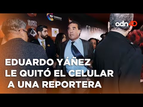 Eduardo Yáñez roba celular a reportera I Súbete al Mame