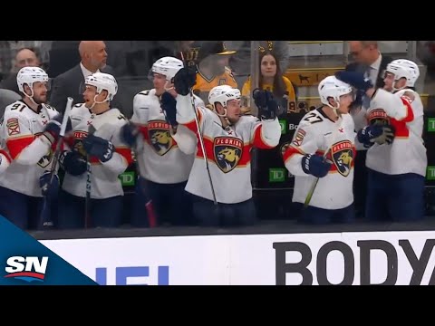 Panthers Tarasenko, Verhaeghe Strike Off Bruins Double-Minor Penalty