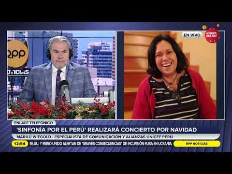 Marilú Wiegold: 'Sinfonía por el Perú' realizará concierto por Navidad