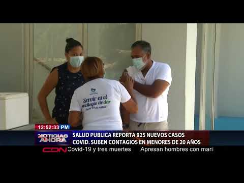 Salud Pública reporta 925 nuevos casos Covid-19 y tres muertes