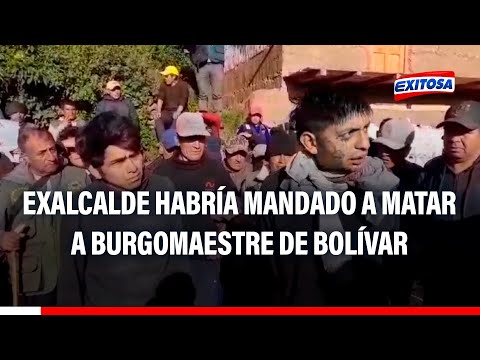 Presuntos sicarios confiesan que exalcalde habría mandado a matar a burgomaestre de Bolívar