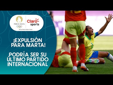 #Paris2024 ¡Expulsión para Marta! El Brasil vs Espan?a podría ser su último partido internacional