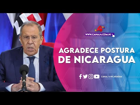 Canciller de Rusia agradece postura de Nicaragua en la pasada reunión CELAC-UE en Bruselas