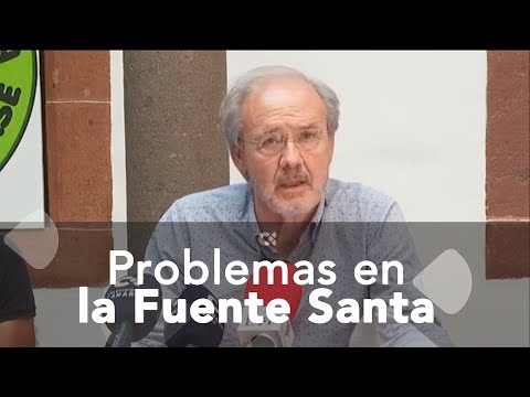 Cae la temperatura del agua de la Fuente Santa, en La Palma