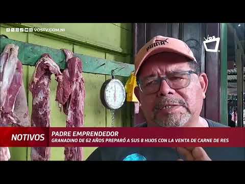 Un papá de 62 años que sacó adelante a sus hijos con la venta de carne