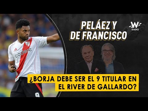 ¿Borja debe ser el 9 titular en el River de Gallardo?