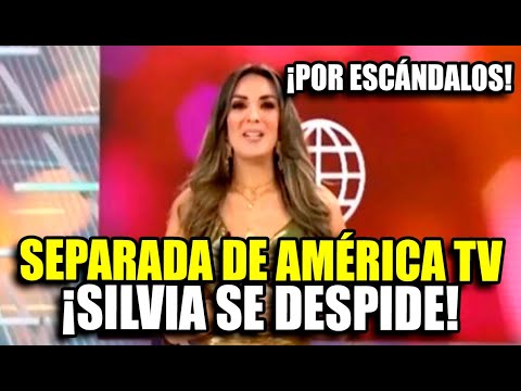 SILVIA CORNEJO SEAPARADA DE AMÉRICA TV TRAS ESCÁNDALOS CONFIRMA SU SALIDA Y SE DESPIDE CON MENSAJE