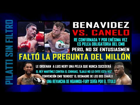 Benavidez vs. Canelo: Sulaimán siguió el libreto y no dijo nada nuevo