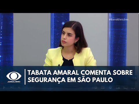 Tabata Amaral vê ambiente polarizado na segurança pública de SP