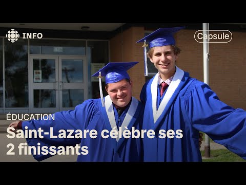 Isaiah et Christian Simard sont les deux finissants de 2024 de l'École Saint-Lazare