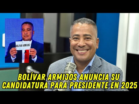 Bolívar Armijos anuncia su precandidatura para presidente en 2025