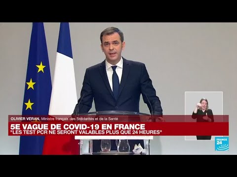 REPLAY : les annonces d'Olivier Véran face à la 5e vague de Covid-19 en France • FRANCE 24