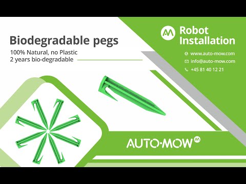 Robomow bio plastic pegs 8,5 cm (100 pcs) - 40690124