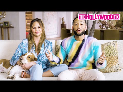 John Legend & Chrissy Teigen Take Us Inside Their Home To Announce The Launch Of Kismet Pet Products