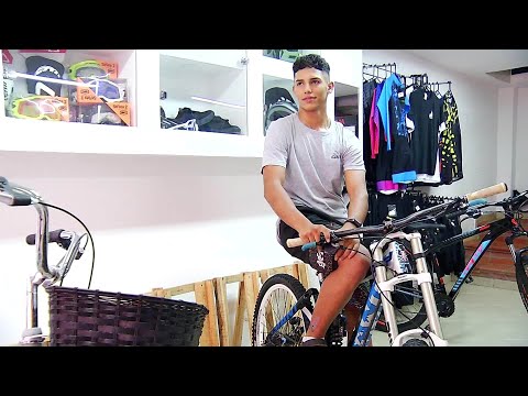 Joven caldeño busca competir con bicicleta propia - Teleantioquia Noticias