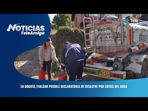 En Bogotá, evalúan posible declaratoria de desastre por crisis del agua  - Noticias Teleamiga