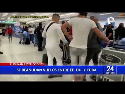 Reanudan vuelos entre Estados Unidos y diversas provincias de Cuba
