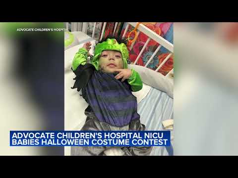 NICU babies enter costume contest at Advocate Children's