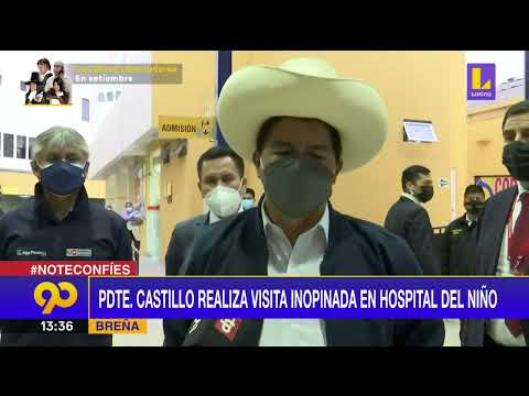 ? Presidente Pedro Castillo continúa manteniendo reuniones en Breña