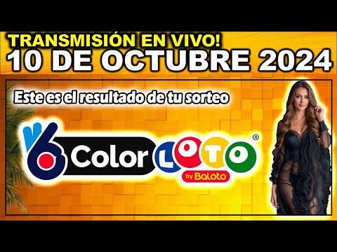 COLORLOTO: Resultado Colorloto del JUEVES 10 de octubre 2024 #Colorloto #chance