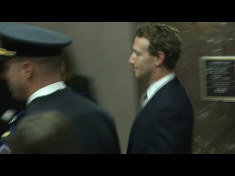 Mark Zuckerberg, PDG de Meta, arrive pour une audition au Sénat américain | AFP Images