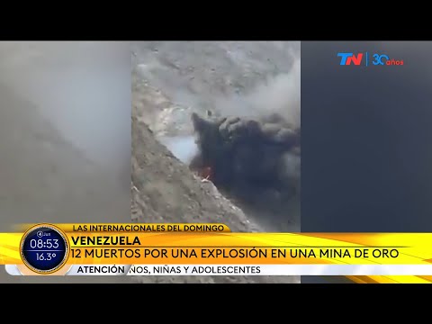 VENEZUELA I Doce personas murieron tras el colapso de una mina de oro en el sureste del país
