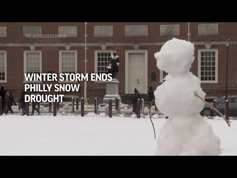Winter storm ends Philly snow drought