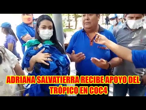 ADRIANA SALVATIERRA RECIBE COC4 DEL TRÓPICO PARA FORTALECER SU CAMPAÑA...