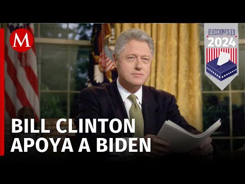 Bill Clinton expresa su apoyo a Joe Biden tras renunciar a la candidatura