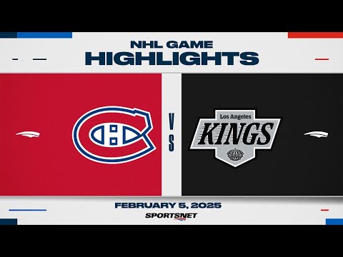 NHL Highlights | Canadiens vs. Kings - February 5, 2025